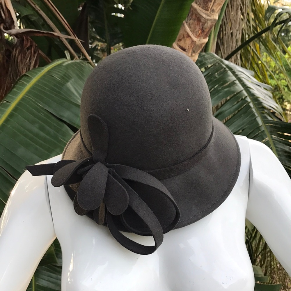 Wool felt bucket hat